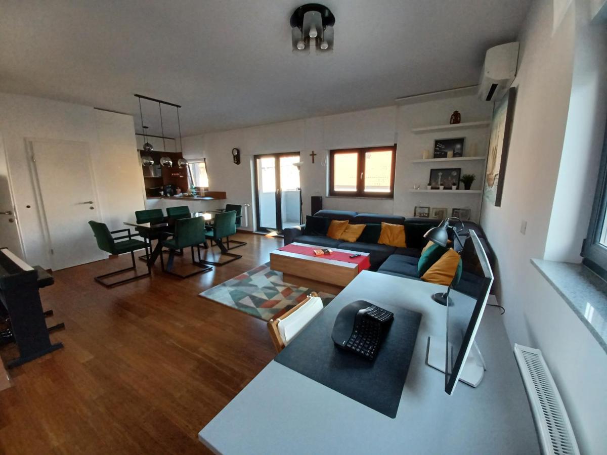 Modern 4-Star Luxury Apt - Wfh Ready, Free Parking Zagreb Exterior foto